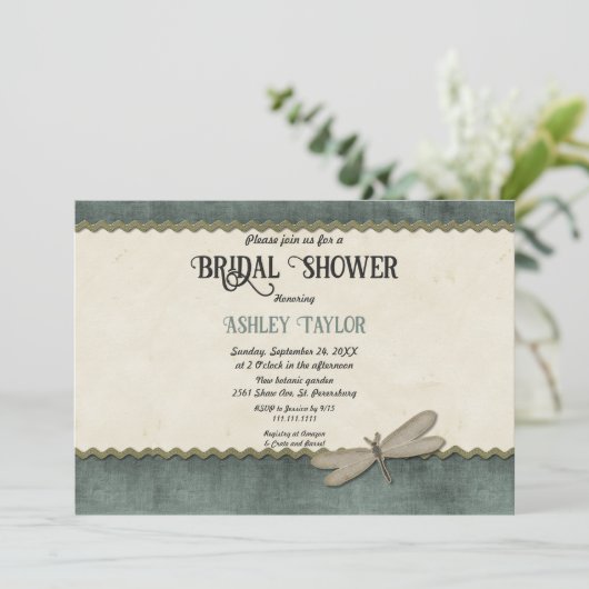 Eenvoudig script voor elegant land, modern Vrijgez Kaart (Staand voorkant)