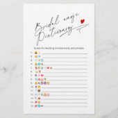 Eenvoudig script vrijgezellenfeest emoji pictionar (Voorkant)