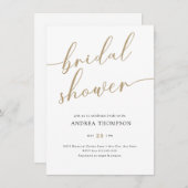 Eenvoudig Script-Vrijgezellenfeest Kaart (Voorkant / Achterkant)