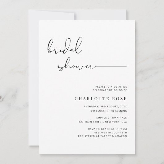 Eenvoudig Script Vrijgezellenfeest Rustic Beach Fo Kaart (Voorkant)