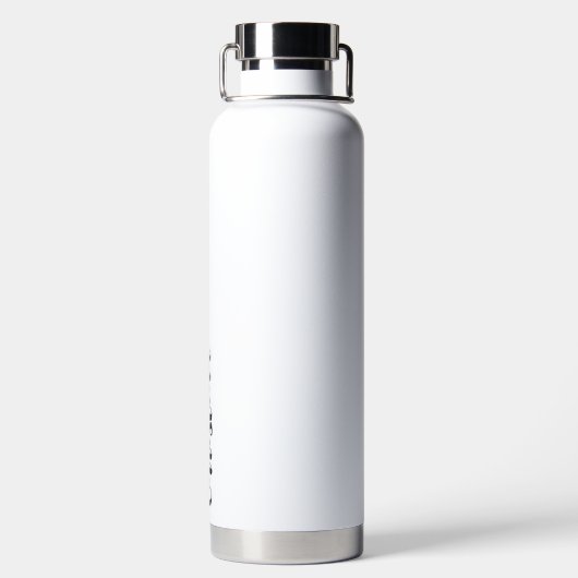 Eenvoudig script waterfles (Achterkant)