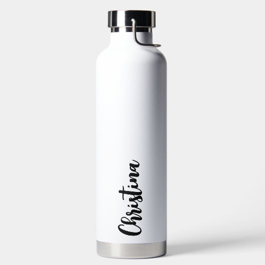 Eenvoudig script waterfles (Links)