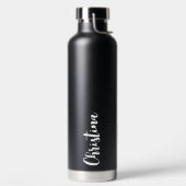 Eenvoudig script waterfles (Links)