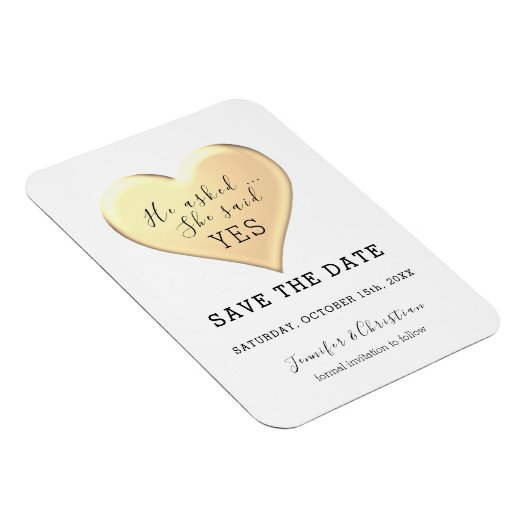 Eenvoudig Script Wedding sparen de Uitnodiging van Magneet (Rechterzijde)