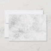 Eenvoudig Script Zwart en Wit Afstuderen Bedankkaart (Achterkant)