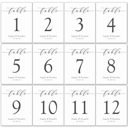 Eenvoudig scriptweddenschap Wijnflesje Sticker (Voorkant)