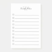 Eenvoudig selectievakje voor eBay Afbeeldingsmonog Post-it® Notes (Voorkant)