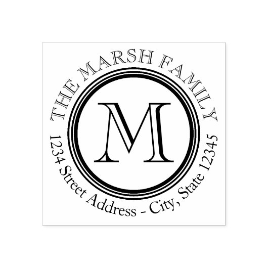 Eenvoudig servergedrag Naam en retouradres Rubberstempel (Afrduk)