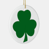 Eenvoudig Shamrock keramisch Ornament (Rechts)