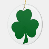 Eenvoudig Shamrock keramisch Ornament (Links)