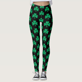 Eenvoudig Shamrock-patroon Leggings