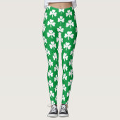 Eenvoudig Shamrock-patroon Leggings (Voorkant)