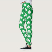 Eenvoudig Shamrock-patroon Leggings (Links)