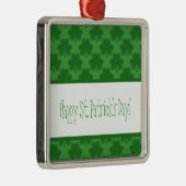 Eenvoudig Shamrocks Premium Square Ornament (Rechts)