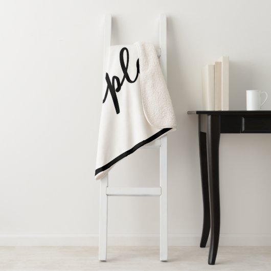 Eenvoudig Sherpa Deken (In situ)