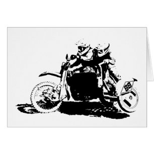 Eenvoudig sidecarcross-ontwerp