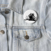 Eenvoudig sidecarcross-ontwerp ronde button 5,7 cm (In situ)