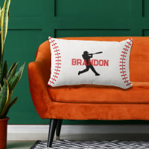 Eenvoudig Silhouet van honkbalspeler met naamacces