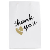 Eenvoudig Sincere Bedankt Medium Cadeauzakje (Voorkant)