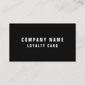 Eenvoudig sjabloon voor 10-poststempel loyaliteit  visitekaartje (Voorkant)