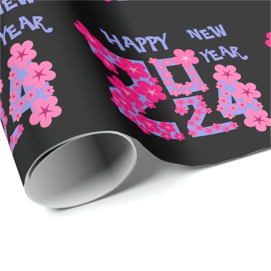 EENVOUDIG SLIM CADEAU NIEUWJAAR 2024 CADEAUPAPIER (Rol Hoek)