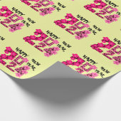 EENVOUDIG SLIM CADEAU NIEUWJAAR 2024 CADEAUPAPIER (Hoek)