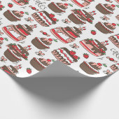 Eenvoudig sluitingspatroon cadeaupapier (Hoek)