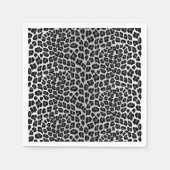 Eenvoudig sneeuwluipaard patroon servetten (Voorkant)