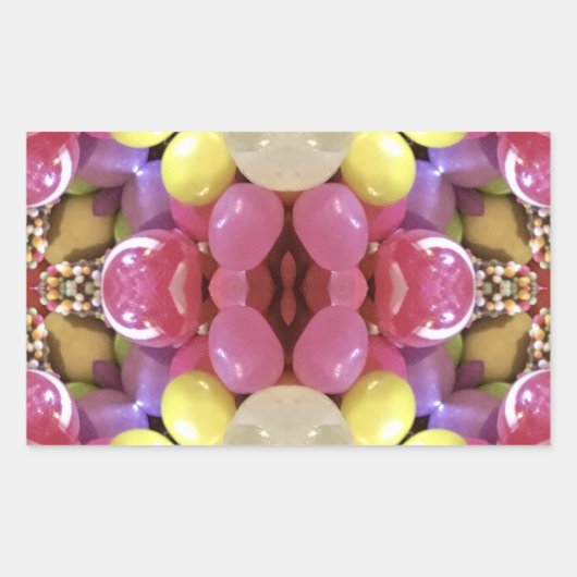 EENVOUDIG Snoep ~ Rechthoekige Sticker (Voorkant)