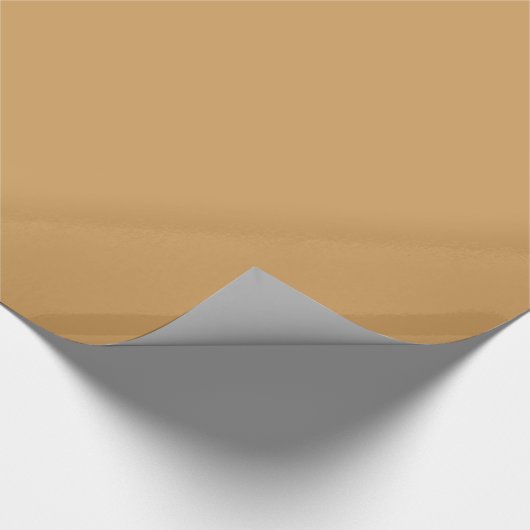 Eenvoudig Solid Color Background Gold Cadeaupapier (Hoek)
