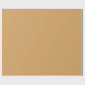 Eenvoudig Solid Color Background Gold Cadeaupapier (Vlak)