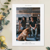 Eenvoudig sparen de Datum Aankondigingskaart