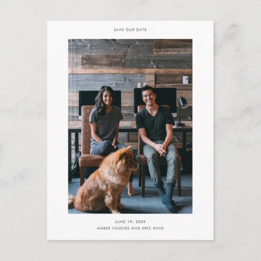 Eenvoudig sparen de Datum Aankondigingskaart (Voorkant)