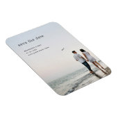 Eenvoudig sparen de Datum Moderne Foto Magnet van  Magneet (Rechterzijde)