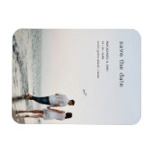 Eenvoudig sparen de Datum Moderne Foto Magnet van  Magneet (Horizontaal)