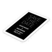 Eenvoudig sparen de Magneet van de Datum, Zwarte (Linkerzijde)