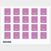 Eenvoudig sparen de Stickers van de Datum, Fuchsia (Vel)