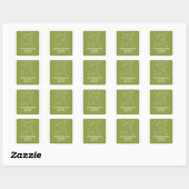 Eenvoudig sparen de Stickers van de Datum, Olive G (Vel)