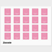 Eenvoudig sparen de Stickers van de Datum, Roze (Vel)