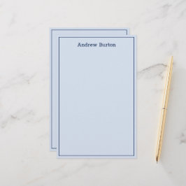 Eenvoudig, speciaal vormgegeven randpapier voor ka briefpapier