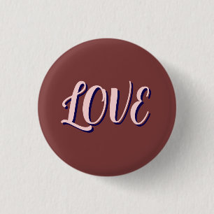 EENVOUDIG SPECIALE CADEAU VADER VROUWEN MEISJE MOE RONDE BUTTON 3,2 CM