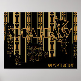 Eenvoudig spreken, Poster van de Birthday Party va