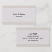 Eenvoudig standaardontwerp voor Visitekaartje (Voorkant / Achterkant)