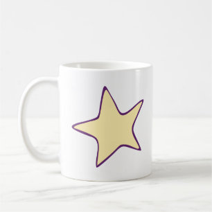 Eenvoudig Star-ontwerp Koffiemok
