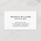 Eenvoudig startpunt Logo |  oude achtergrond Visitekaartje (Achterkant)