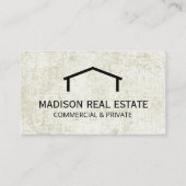 Eenvoudig startpunt Logo |  oude achtergrond Visitekaartje (Voorkant)