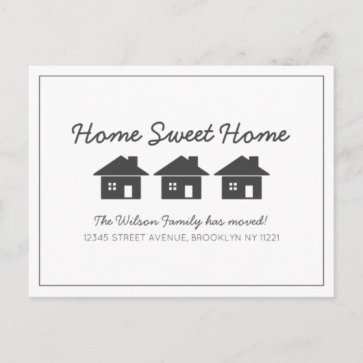 Eenvoudig startpunt voor bioscoop We hebben ons ve Aankondigingskaart (Voorkant)