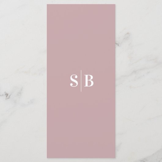 Eenvoudig, stevig kleurenmenu met handmatige bruil menu (Achterkant)