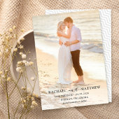 Eenvoudig stijf grijs huwelijk sparen de Datum Fot Save The Date