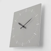 EENVOUDIG STIJL | Minimale kleur Vierkante Klok (Hoek)